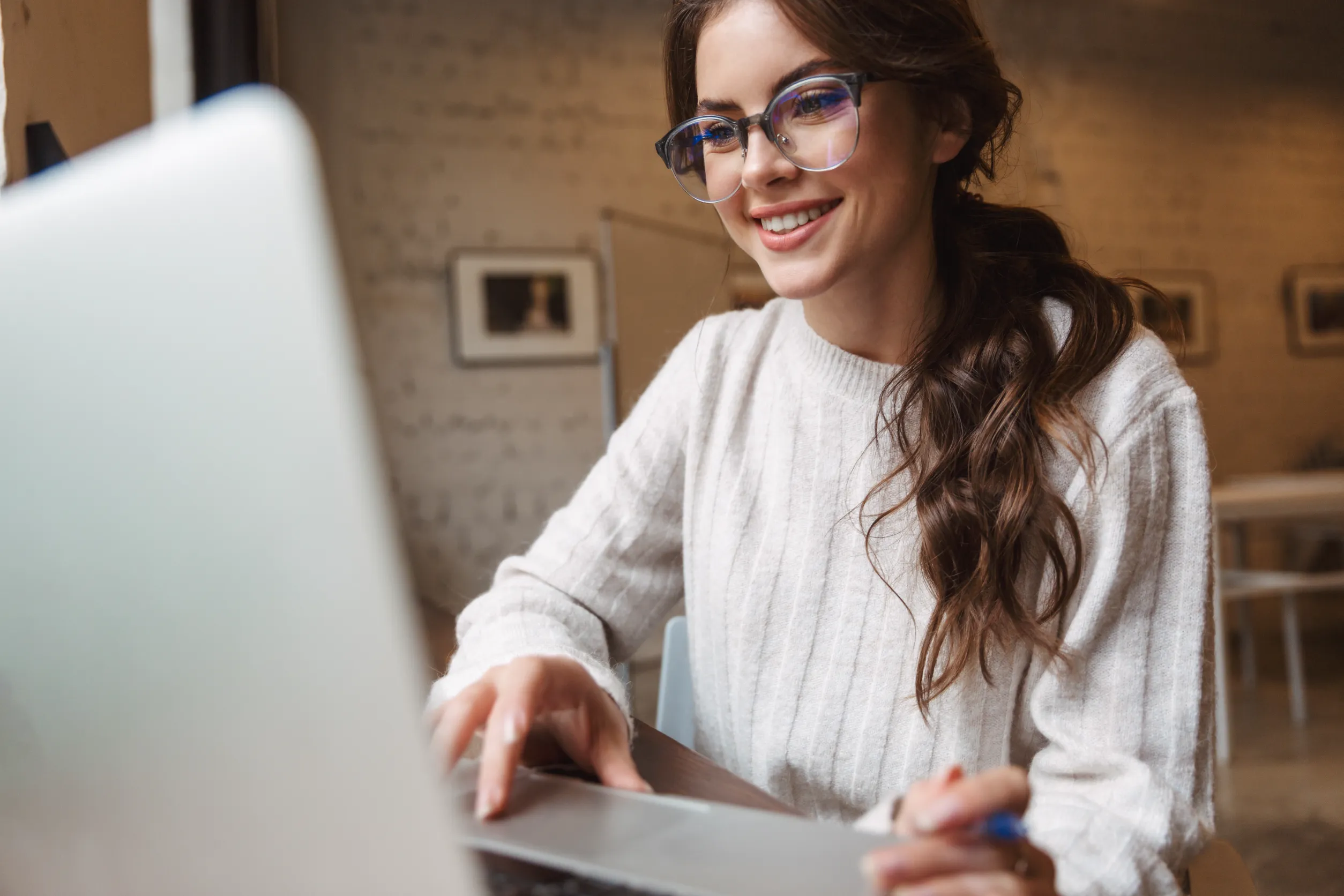 Woman on laptop