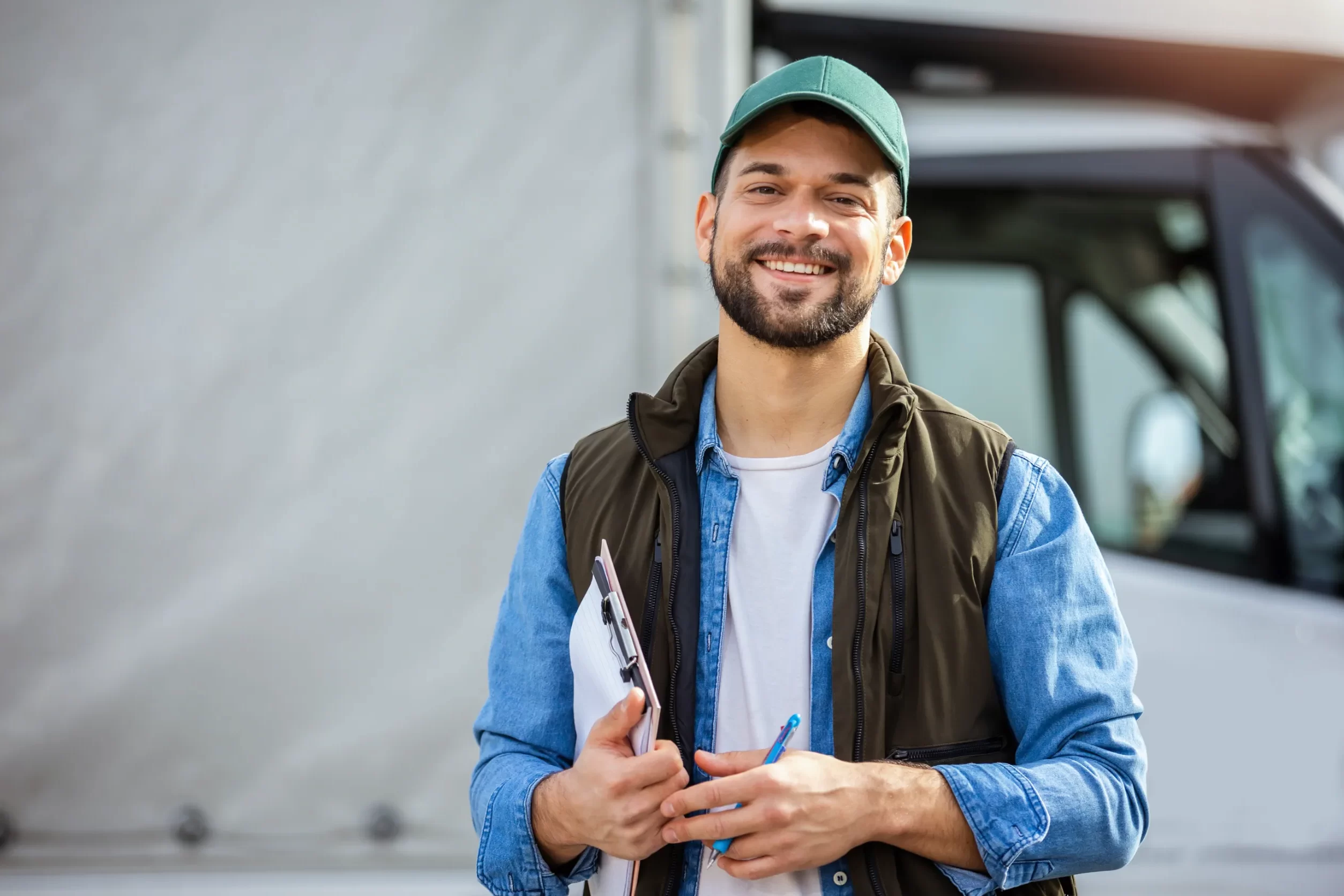 Man smiling