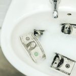 Money in the sink