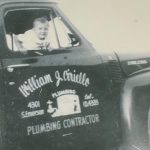 William J Ciriello Jr. as a child in his father’s work truck.